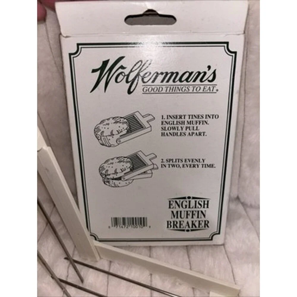 Vintage Wolferman's English Muffin Breaker, New in Box